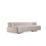 2-Piece Verandah 90.6" Sofa and 112" XL Sofa in Beige 2-SFLS1617-BE Manhattan Comfort