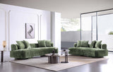 2-Piece Verandah 90.6" Sofa and 112" XL Sofa in Olive Green 2-SFLS1617-OG Manhattan Comfort