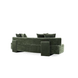 2-Piece Verandah 90.6" Sofa and 112" XL Sofa in Olive Green 2-SFLS1617-OG Manhattan Comfort