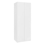 Lee Wardrobe Closet 1.0 in White - Set of 2 2-WC001-WH Manhattan Comfort