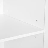 Lee 2-Piece Module Wardrobe 1.0 & 2.0 Closet in White 2-WC0012-WH Manhattan Comfort