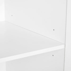 Lee Wardrobe Closet 2.0 in White - Set of 2 2-WC002-WH Manhattan Comfort