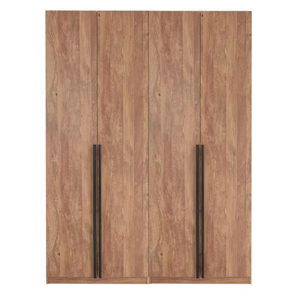 Lee Wardrobe Closet 3.0 in Golden Brown - Set of 2 2-WC003-GB Manhattan Comfort