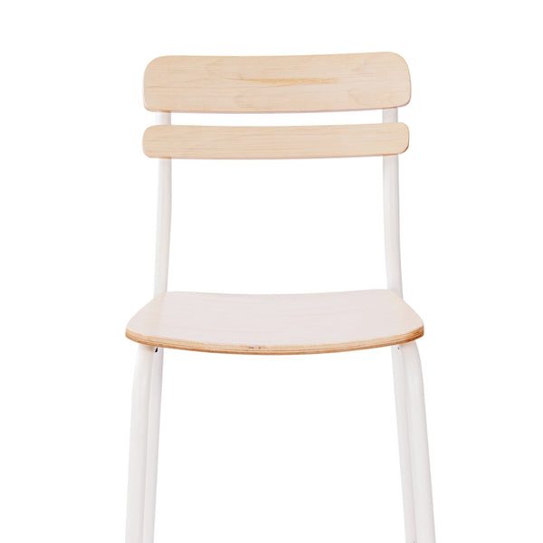 English Elm 2 Pack Cyprus Commercial Grade Solid Wood Bar Stools with Sturdy Black Metal Frames for Stylish Spaces Antique White 2-XU-CH10443B-ANTWHT-GG