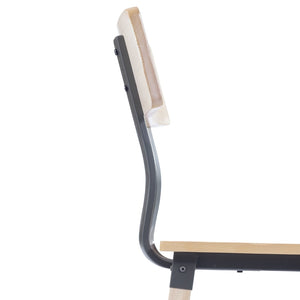 English Elm Jackson 2 Pack Commercial-Grade Rustic Wood Dining Chairs for Stylish High-Traffic Spaces Antique White 2-XU-DG-W0236-ANTWHT-GG