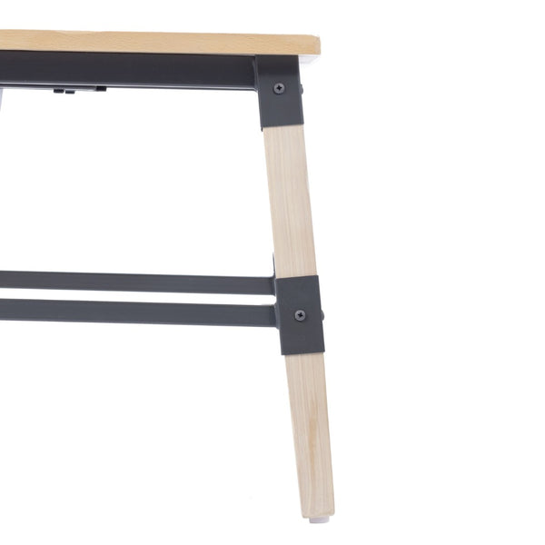 English Elm Jackson 2 Pack Commercial-Grade Rustic Wood Dining Chairs for Stylish High-Traffic Spaces Antique White 2-XU-DG-W0236-ANTWHT-GG