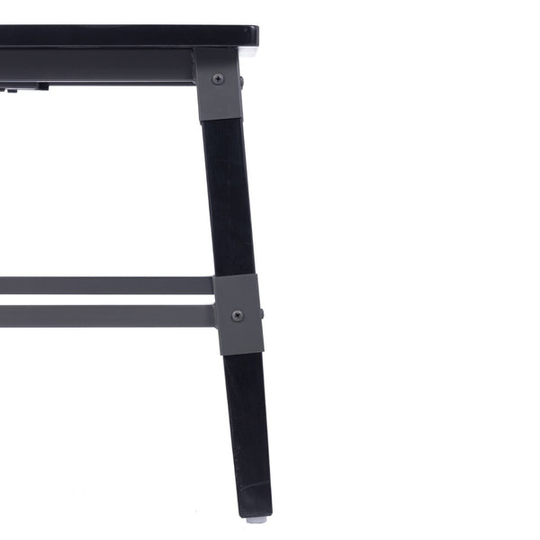 English Elm Jackson 2 Pack Commercial-Grade Rustic Wood Dining Chairs for Stylish High-Traffic Spaces Black 2-XU-DG-W0236-BLK-GG