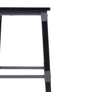 English Elm Jackson 2 Pack Commercial-Grade Industrial Wood Barstools for Durable Home and Restaurant Seating Black 2-XU-DG-W0236B-BLK-GG