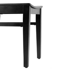 English Elm 2 Pack Naples Solid Wood Dining Chairs with Curved Backrests for Stylish Home and Hospitality Use Black 2-XU-DG-W0305-BLK-GG