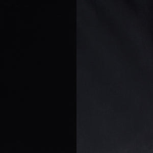 English Elm Chester Set of 2 Solid Wood Antique White Dining Chairs with Curved Backrest for Stylish Comfort Black Vinyl Seat/Black Wood Frame 2-XU-DG-W0359-BLK-GG