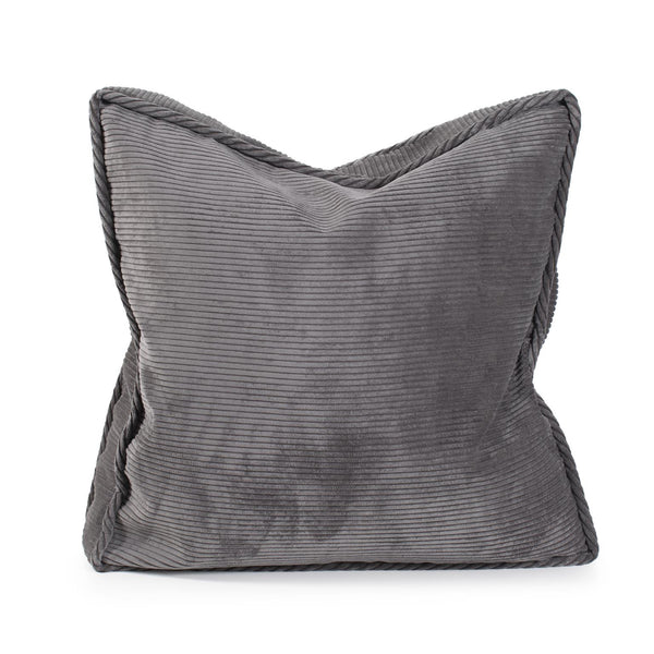 Howard Elliott Gusseted Pillow 20x20 Velvet Softness - Hand-sewn Craftsmanship For Ultimate Relaxation & Comfort Gray 88% Poly,12% Nylon 20-1346f-howard-elliott