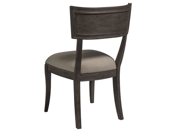 Lexington Artistica Home Aperitif Side Chair - Elegant Mahogany Design With Upholstered Seat, Nailhead Trim & Distinct Finishes Antico Wood 2000-880-39-01