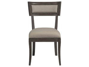 Lexington Artistica Home Aperitif Side Chair - Elegant Mahogany Design With Upholstered Seat, Nailhead Trim & Distinct Finishes Antico Wood 2000-880-39-01