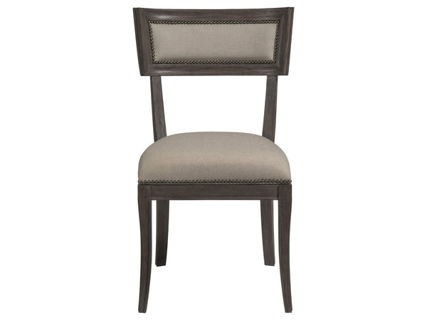 Lexington Artistica Home Aperitif Side Chair - Elegant Mahogany Design With Upholstered Seat, Nailhead Trim & Distinct Finishes Antico Wood 2000-880-39-01