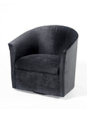 Elizabeth Charcoal Swivel Chair