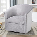 Comfort Pointe Elizabeth Silver Swivel Chair Silver