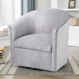 Comfort Pointe Elizabeth Silver Swivel Chair Silver