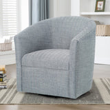 Comfort Pointe Lynton Swivel Chair Indigo