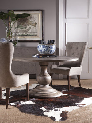 Lexington Artistica Home Axiom Round Dining Table - Elegant Mahogany Design For Modern Homes, Seats Up To Five With Style Grigio Wood 2005-870c-41