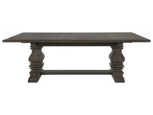 Lexington Artistica Home Axiom Rectangular Dining Table – Elegant Mahogany Design With Extendable Leaves For 12 Guests Antico Wood 2005-877c-39