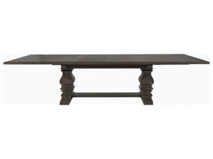 Lexington Artistica Home Axiom Rectangular Dining Table – Elegant Mahogany Design With Extendable Leaves For 12 Guests Antico Wood 2005-877c-39