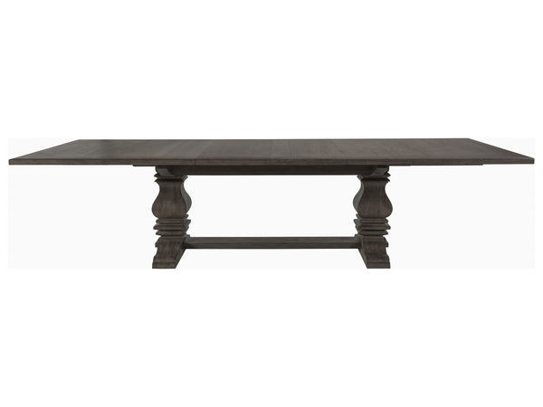 Lexington Artistica Home Axiom Rectangular Dining Table – Elegant Mahogany Design With Extendable Leaves For 12 Guests Antico Wood 2005-877c-39