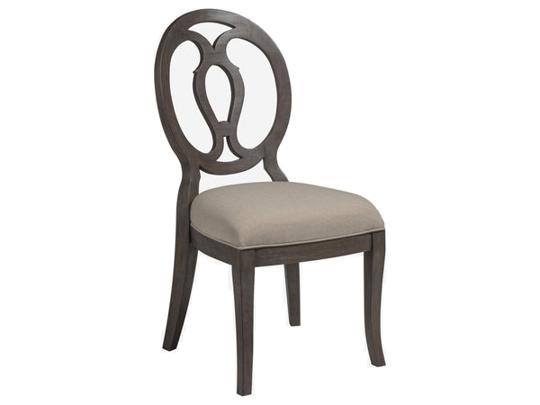 Lexington Artistica Home Axiom Side Chair – Elegant Mahogany Design With Upholstered Seat, Perfect For Any Room's Décor Antico Wood 2005-880-39-01