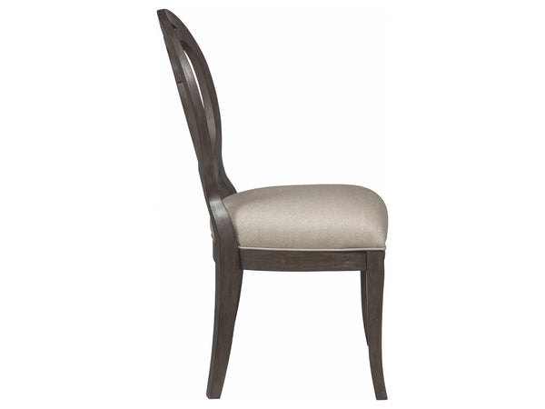 Lexington Artistica Home Axiom Side Chair – Elegant Mahogany Design With Upholstered Seat, Perfect For Any Room's Décor Antico Wood 2005-880-39-01