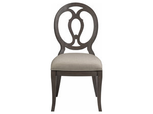 Lexington Artistica Home Axiom Side Chair – Elegant Mahogany Design With Upholstered Seat, Perfect For Any Room's Décor Antico Wood 2005-880-39-01