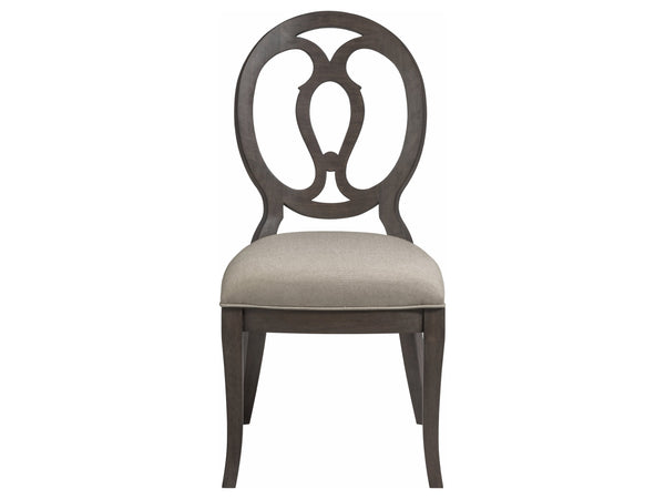 Lexington Artistica Home Axiom Side Chair – Elegant Mahogany Design With Upholstered Seat, Perfect For Any Room's Décor Antico Wood 2005-880-39-01