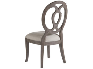 Lexington Artistica Home Axiom Side Chair – Elegant Mahogany Design With Upholstered Seat, Perfect For Any Room's Décor Grigio Wood 2005-880-41-01