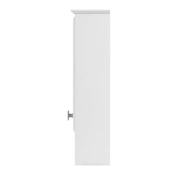 English Elm 3-in-1 Wall Mounted Bathroom Medicine Cabinet with Soft Close Mirror and Towel Bar White N710P358613K