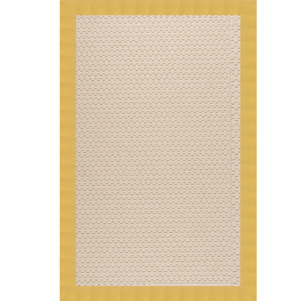 Capel Rugs Creative Concepts - Customizable Zoe Collection Rugs For Indoor & Outdoor Use, Fade & Stain Resistant Canvas Canary 100% Olefin Base W,Border 2008rs07091000137