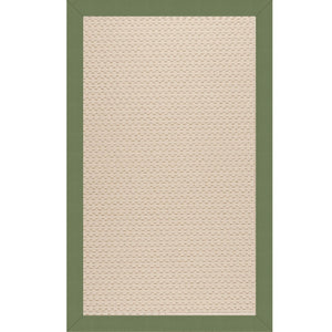 Capel Rugs Creative Concepts - Customizable Zoe Collection Rugs For Indoor & Outdoor Use, Fade & Stain Resistant Canvas Citron 100% Olefin Base W,Border 2008rs07091000213