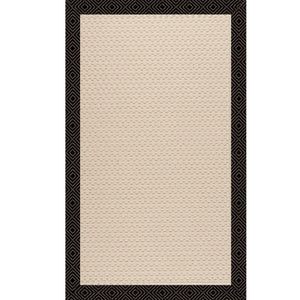 Capel Rugs Creative Concepts - Customizable Zoe Collection Rugs For Indoor & Outdoor Use, Fade & Stain Resistant Fortune Lava 100% Olefin Base W,Border 2008rs07091000394