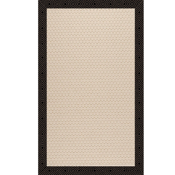Capel Rugs Creative Concepts - Customizable Zoe Collection Rugs For Indoor & Outdoor Use, Fade & Stain Resistant Fortune Lava 100% Olefin Base W,Border 2008rs07091000394
