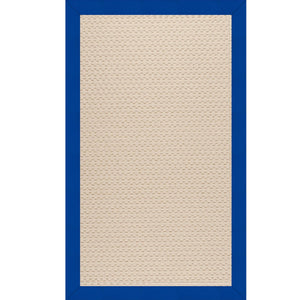 Capel Rugs Creative Concepts - Customizable Zoe Collection Rugs For Indoor & Outdoor Use, Fade & Stain Resistant Canvas Pacific Blue 100% Olefin Base W,Border 2008rs07090709440