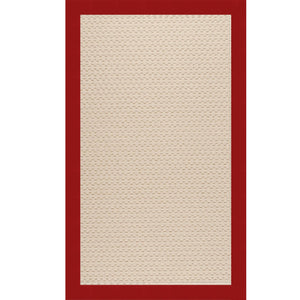 Capel Rugs Creative Concepts - Customizable Zoe Collection Rugs For Indoor & Outdoor Use, Fade & Stain Resistant Canvas Jockey Red 100% Olefin Base W,Border 2008rs07091000527