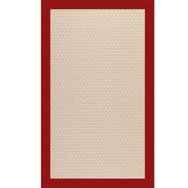Capel Rugs Creative Concepts - Customizable Zoe Collection Rugs For Indoor & Outdoor Use, Fade & Stain Resistant Canvas Jockey Red 100% Olefin Base W,Border 2008rs07091000527