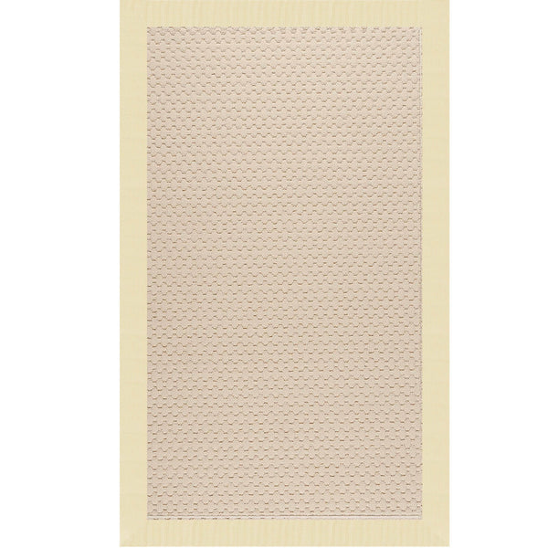 Capel Rugs Creative Concepts - Customizable Zoe Collection Rugs For Indoor & Outdoor Use, Fade & Stain Resistant Canvas Sand 100% Olefin Base W,Border 2008rs07090709712