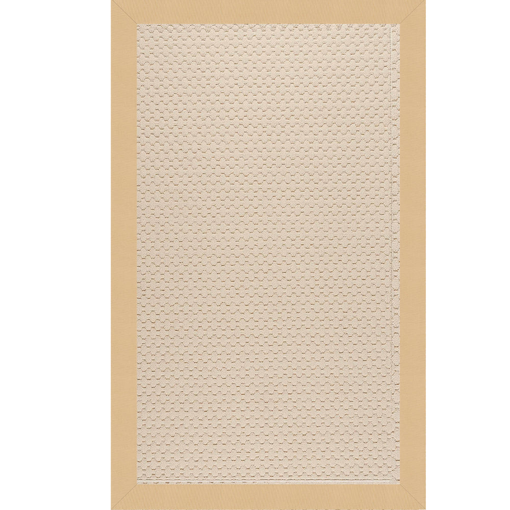 Capel Rugs Creative Concepts - Customizable Zoe Collection Rugs For Indoor & Outdoor Use, Fade & Stain Resistant Canvas Antique Beige 100% Olefin Base W,Border 2008rs07090709717