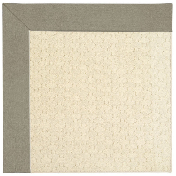 Capel Rugs Creative Concepts - Customizable Zoe Collection Rugs For Indoor & Outdoor Use, Fade & Stain Resistant Canvas Taupe 100% Olefin Base W,Border 2008gs0709737