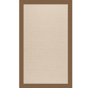 Capel Rugs Creative Concepts - Customizable Zoe Collection Rugs For Indoor & Outdoor Use, Fade & Stain Resistant Canvas Cocoa 100% Olefin Base W,Border 2008rs00240036747