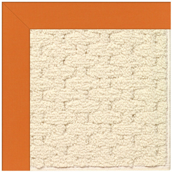 Capel Rugs Creative Concepts - Customizable Zoe Collection Rugs For Indoor & Outdoor Use, Fade & Stain Resistant Canvas Tangerine 100% Olefin Base W,Border 2008gs0709815