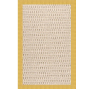 Capel Rugs Creative Concepts-zoe Collection Customizable Indoor Outdoor Rug For Unique Home Décor Canvas Canary 100% Olefin Base W,Border 2009rs07090709137