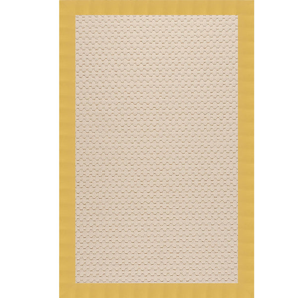 Capel Rugs Creative Concepts-zoe Collection Customizable Indoor Outdoor Rug For Unique Home Décor Canvas Canary 100% Olefin Base W,Border 2009rs07090709137