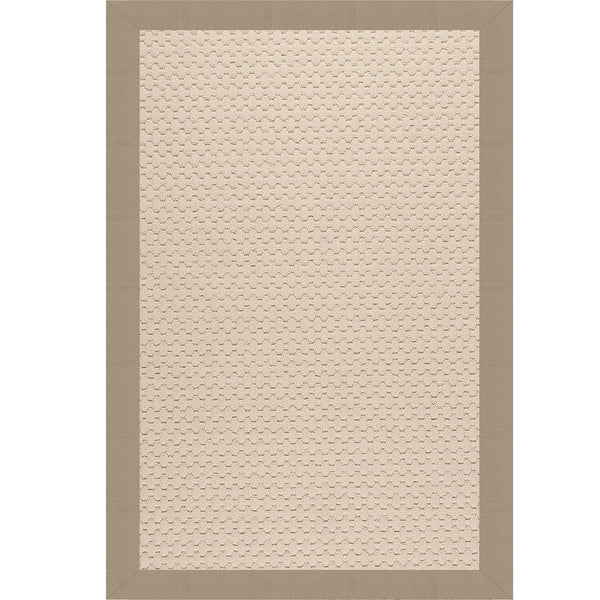 Capel Rugs Creative Concepts-zoe Collection Customizable Indoor Outdoor Rug For Unique Home Décor Canvas Linen 100% Olefin Base W,Border 2009rs03000500175