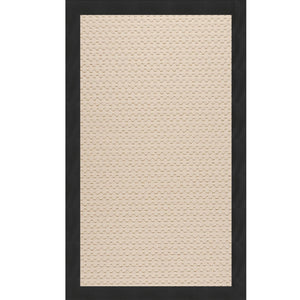 Capel Rugs Creative Concepts-zoe Collection Customizable Indoor Outdoor Rug For Unique Home Décor Canvas Black 100% Olefin Base W,Border 2009rs00240036314