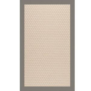 Capel Rugs Creative Concepts-zoe Collection Customizable Indoor Outdoor Rug For Unique Home Décor Canvas Charcoal 100% Olefin Base W,Border 2009rs03000500355