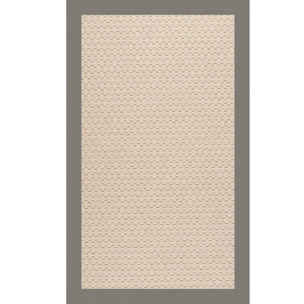 Capel Rugs Creative Concepts-zoe Collection Customizable Indoor Outdoor Rug For Unique Home Décor Canvas Charcoal 100% Olefin Base W,Border 2009rs03000500355